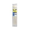 BRIDA NYLON 100%. COLOR BLANCO / NATURAL 3,6 X 370 MM. 100 PIEZAS. ABRAZADERA PLASTICO, ORGANIZADOR CABLES, ALTA RE