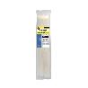 BRIDA NYLON 100%. COLOR BLANCO / NATURAL 4,5 X 360 MM. 100 PIEZAS. ABRAZADERA PLASTICO, ORGANIZADOR CABLES, ALTA RE