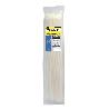 BRIDA NYLON 100%. COLOR BLANCO / NATURAL 7,5 X 360 MM. 100 PIEZAS. ABRAZADERA PLASTICO, ORGANIZADOR CABLES, ALTA RE