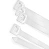 BRIDA NYLON 100%. COLOR BLANCO / NATURAL 9,0 X 780 MM. 100 PIEZAS. ABRAZADERA PLASTICO, ORGANIZADOR CABLES, ALTA RE