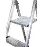 ESCALERA DOMÉSTICA ALUMINIO 5 PELDAÑOS 12 CM GROSOR.