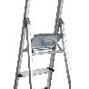 ESCALERA DOMÉSTICA ALUMINIO 6 PELDAÑOS 12 CM GROSOR.