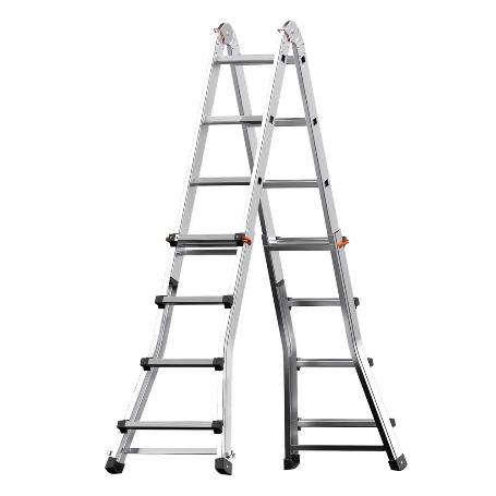 ESCALERA TELESCÓPICA ALUMINIO  5+5 PELDAÑOS