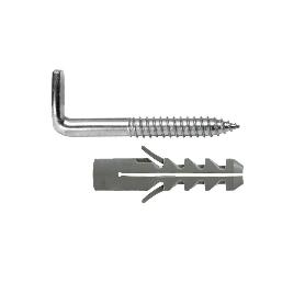 KIT SANITARIO ALCAYATA CON TACO EXPANSIÓN Ø 14 X 70 MM. FIJACIÓN CALENTADORES / TERMOS DE AGUA