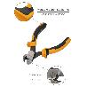 ALICATES CORTE FRONTAL 150 MM. ACERO DIN 5745. PELACABLES, CORTA CABLES, PELADOR CABLES,