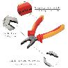 ALICATES UNIVERSALES 200 MM. MANGOS AISLADOS ACERO CROMO VANADIO PELACABLES, CORTA CABLES, PELADOR CABLES