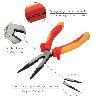 ALICATES BOCA RECTA 200 MM. MANGOS AISLADOS ACERO CROMO VANADIO PELACABLES, CORTA CABLES, PELADOR CABLES