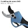 TIJERAS PODAR A BATERIA 21 VOLT. CON 2 BATERIAS 2 A/H MANGO ENGOMADO, Ø CORTE 40 MM.CON MALETÍN