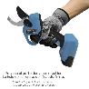 TIJERAS PODAR A BATERIA 16,8 VOLT. CON 2 BATERIAS 2 A/H. MANGO ENGOMADO, Ø CORTE 40 MM. CON MALETÍN