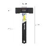 MACETA MANGO FIBRA VIDRIO MANGO FIBRA VIDRIO CON EMPUÑADURA ANTIDESLIZANTE. 1500 GRAMOS 28 CM.