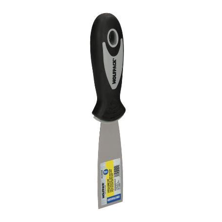 ESPATULA MANGO GUMMY GRIP HOJA 30 MM. APLICAR YESO, PINTORA, MASILLAS, PLADUR, ETC.