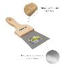 ESPATULA TECHOS MANGO MADERA HOJA ACERO 90 X 100 MM. APLICAR YESO, PINTORA, MASILLAS, PLADUR, ETC.