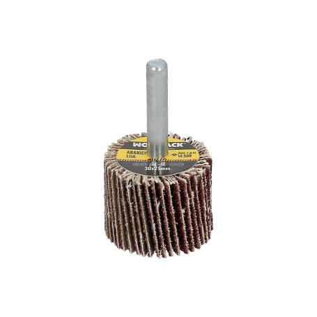 ABANICO LIJA GRANO 40 MEDIDA Ø 30 X 25 MM. DISCO ABRASIVO LAMINAS, RUEDAS MIL HOJAS, RUEDAS ABRASIVAS,LIJADO,DESBAS
