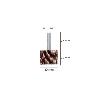 ABANICO LIJA GRANO 80 MEDIDA Ø 30 X 25 MM. DISCO ABRASIVO LAMINAS, RUEDAS MIL HOJAS, RUEDAS ABRASIVAS,LIJADO,DESBAS