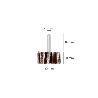 ABANICO LIJA GRANO 40 MEDIDA Ø 40 X 20 MM. DISCO ABRASIVO LAMINAS, RUEDAS MIL HOJAS, RUEDAS ABRASIVAS,LIJADO,DESBAS