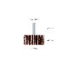 ABANICO LIJA GRANO 40 MEDIDA Ø 50 X 25 MM. DISCO ABRASIVO LAMINAS, RUEDAS MIL HOJAS, RUEDAS ABRASIVAS,LIJADO,DESBAS
