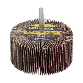 ABANICO LIJA GRANO 60 MEDIDA Ø 80 X 40 MM. DISCO ABRASIVO LAMINAS, RUEDAS MIL HOJAS, RUEDAS ABRASIVAS,LIJADO,DESBAS