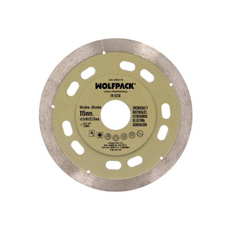 DISCO DIAMANTE Ø 115 MM. MATERIALES DE ULTIMA GENERACIÓN. SEGMENTO DE 10 MM.