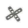 CRUCETAS WOLFPACK CRUZ 7 MM (BOLSA 250 PIEZAS)
