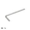 LLAVE ALLEN STANDAR ACERO CROMO VANADIO PROFESIONAL 2,0 MM. LLAVE HEXAGONAL, LLAVE ALLEN TALLER MECANICA, LLAVE ALL