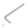 LLAVE TORX INVIOLABLE STANDAR ACERO CROMO VANADIO PROFESIONAL T25 MM. LLAVE ESTRELLA, LLAVE ALLEN ESTRELLA
