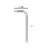 LLAVE TORX INVIOLABLE STANDAR ACERO CROMO VANADIO PROFESIONAL T27 MM. LLAVE ESTRELLA, LLAVE ALLEN ESTRELLA
