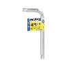 LLAVE TORX INVIOLABLE STANDAR ACERO CROMO VANADIO PROFESIONAL T30 MM. LLAVE ESTRELLA, LLAVE ALLEN ESTRELLA