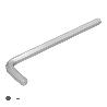 LLAVE ALLEN LARGA ACERO CROMO VANADIO PROFESIONAL 10,0 MM. LLAVE HEXAGONAL, LLAVE ALLEN TALLER MECANICA, LLAVE ALLE