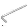 LLAVE ALLEN LARGA ACERO CROMO VANADIO PROFESIONAL 14,0 MM. LLAVE HEXAGONAL, LLAVE ALLEN TALLER MECANICA, LLAVE ALLE