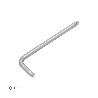 LLAVE TORX LARGA ACERO CROMO VANADIO PROFESIONAL T07 MM. LLAVE ESTRELLA, LLAVE ALLEN ESTRELLA