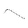 LLAVE TORX INVIOLABLE LARGA ACERO CROMO VANADIO PROFESIONAL T08 MM. LLAVE ESTRELLA, LLAVE ALLEN ESTRELLA