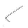 LLAVE TORX INVIOLABLE LARGA ACERO CROMO VANADIO PROFESIONAL T08 MM. LLAVE ESTRELLA, LLAVE ALLEN ESTRELLA