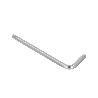 LLAVE TORX INVIOLABLE LARGA ACERO CROMO VANADIO PROFESIONAL T09 MM. LLAVE ESTRELLA, LLAVE ALLEN ESTRELLA