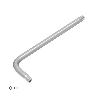 LLAVE TORX INVIOLABLE LARGA ACERO CROMO VANADIO PROFESIONAL T20 MM. LLAVE ESTRELLA, LLAVE ALLEN ESTRELLA