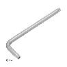 LLAVE TORX INVIOLABLE LARGA ACERO CROMO VANADIO PROFESIONAL T40 MM. LLAVE ESTRELLA, LLAVE ALLEN ESTRELLA