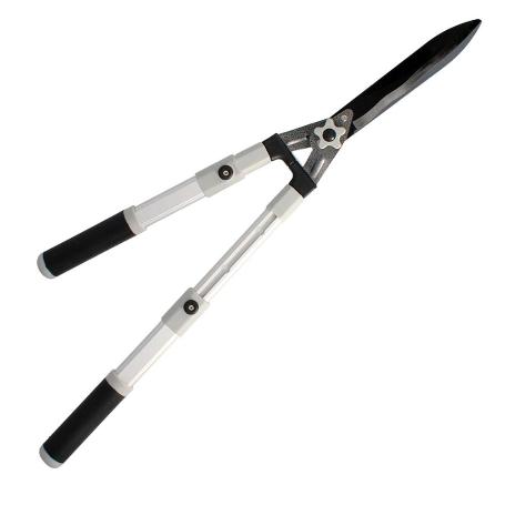 TIJERAS PODAR SETOS 2 MANOS ALUMINIO TELESCOPICAS, HOJAS ACERO ANTIADHERENTE, MANGO TPR, AJUSTE CORTE,