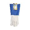 GUANTES PIEL SERRAJE LARGOS 40 CM. GUANTE RESISTENTE, GUANTE COMODO, GUANTES DE TRABAJO, (PAR)