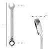 LLAVE COMBINADA CON CARRACA 17 MM. DIN 3113