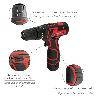 TALADRO ATORNILLADOR 12 V. CON 2 VELOCIDADES Y PERCUTOR. BATERIA 1.300 MAH. PAR APRIETE 35 NM.