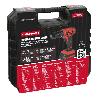 TALADRO ATORNILLADOR 20 V. CON 2 VELOCIDADES Y PERCUTOR. BATERIA 2 AH. PAR APRIETE 35 NM.
