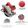 SIERRA CIRCULAR 1300 WATT. CON LASER DISCO 185 MM. 4.700 RPM CORTE INGLETE REGULADOR DE PROFUNDIDAD. INGLETADORA, S