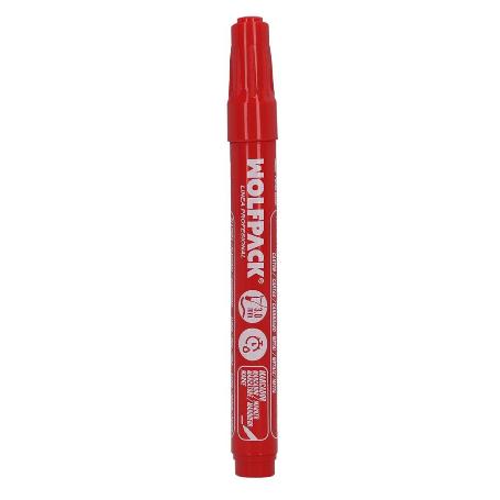 ROTULADOR PERMANENTE PROFESIONAL ROJO.