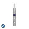 PUNTAS LARGAS DESTORNILLADOR TORX T20 (2 PIEZAS). ACERO S2 AL CROMO VANADIO. PUNTAS HEXAGONALES, DESTORPUNTAS,