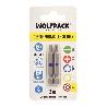 PUNTAS LARGAS DESTORNILLADOR TORX T25 (2 PIEZAS). ACERO S2 AL CROMO VANADIO. PUNTAS HEXAGONALES, DESTORPUNTAS,