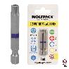 PUNTAS LARGAS DESTORNILLADOR TORX T40 (2 PIEZAS). ACERO S2 AL CROMO VANADIO. PUNTAS HEXAGONALES, DESTORPUNTAS,