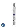 PUNTAS LARGAS DESTORNILLADOR TORX T40 (2 PIEZAS). ACERO S2 AL CROMO VANADIO. PUNTAS HEXAGONALES, DESTORPUNTAS,