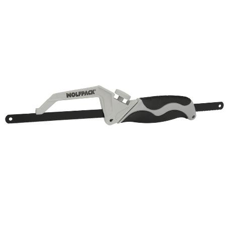 MINI SIERRA EMPUÑADURA ALUMINIO CON HOJA 300 MM. AJUSTABLE, HOJA CORTE HSS, SERRUCHO, SEGUETA, SEGUETA, MINI ARCO S