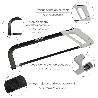 ARCO SIERRA ACERO CON EMPUÑADURA DE ALUMINIO ANGULO CORTE AJUSTABLE. CORTA ACERO, ALUMINIO, MADERA, PLASTICO, COBRE