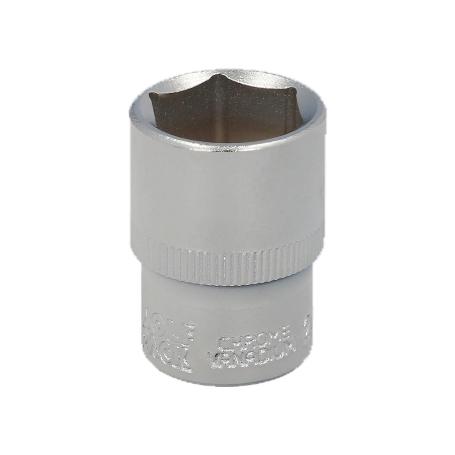 LLAVE VASO 1/2 HEXAGONAL 20 MM. PERFIL DE 6 CARAS. ACERO CROMO VANADIO, ARISTAS REDONDAS