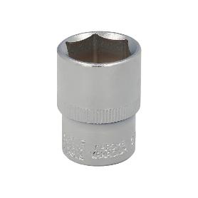 LLAVE VASO 1/2 HEXAGONAL 21 MM. PERFIL DE 6 CARAS. ACERO CROMO VANADIO, ARISTAS REDONDAS